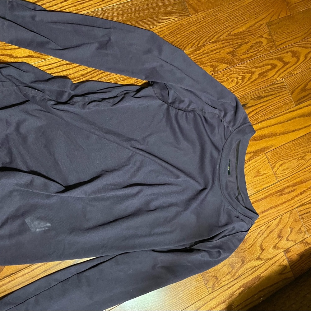 Needles Long Sleeve Top (dark plum color)